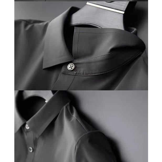 Bộ quần áo ngắn tay hai món bằng lụa mát chống nhăn có mũ trùm thời trang thể thao mùa hè cho nam