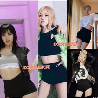 (kèm card BLackpink) quần sooc co dãn của Rosé Blackpink
