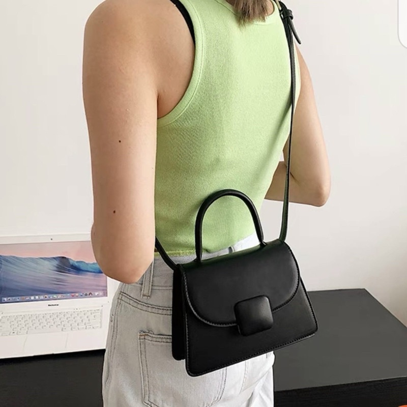 Túi xách nữ phong cách hàn quốc đeo cheo cầm tay khoá vuông màu Zuliashop8386