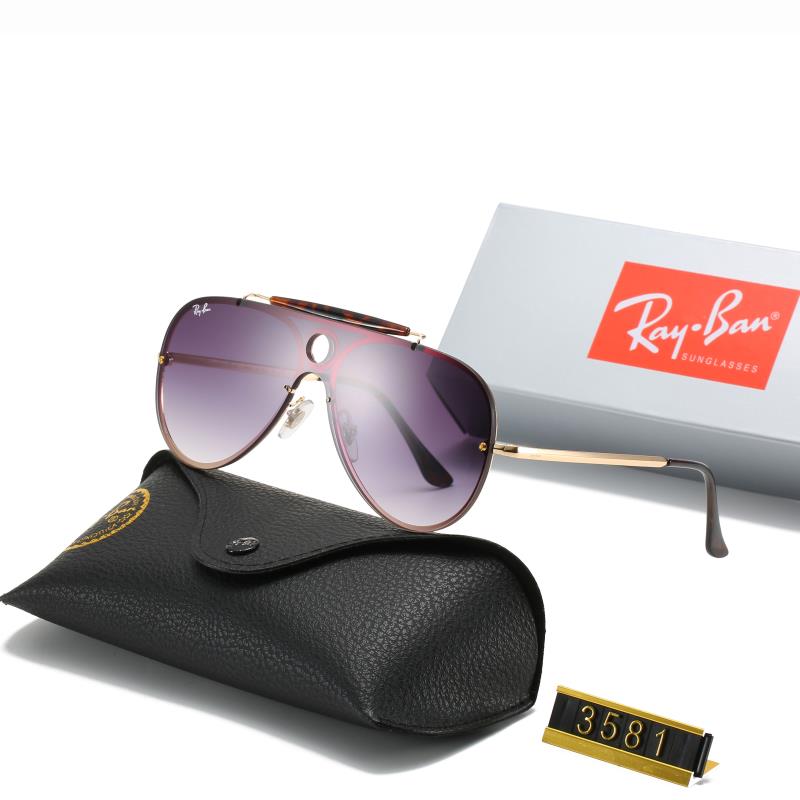 Wayfarer Ray-Ban_ chính hãng Kính râm 2021 Thời trang Hàn Quốc mới Kính râm nam nữ một mảnh Cặp đôi hợp thời trang Du lịch ngoài trời Kính râm lái xes