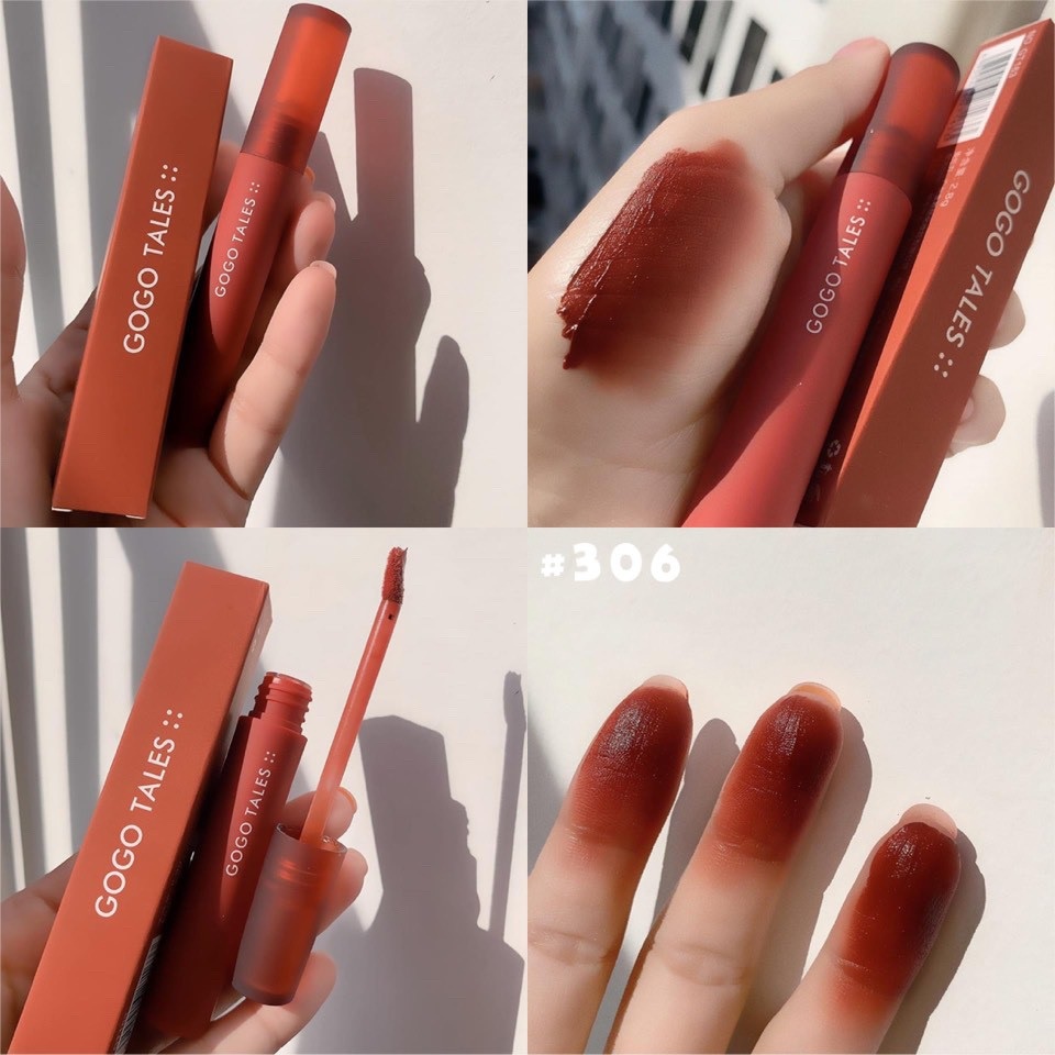 [ HOT NEW ] Son Kem Lì Mịn Môi GOGOTALES Air Velvet Lip Gloss GT163 [ GOGO TALES ]