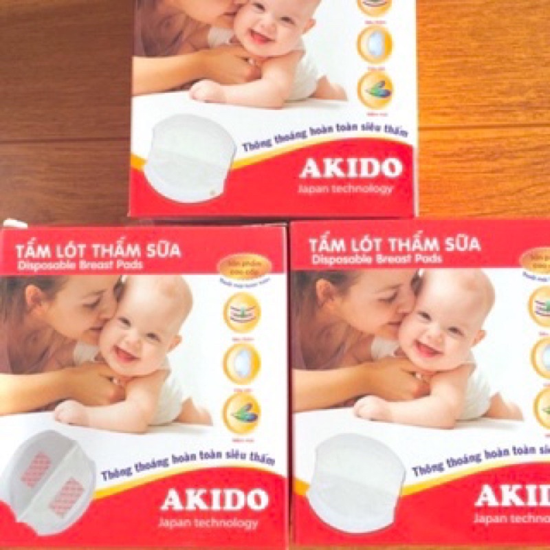 Miếng Lót thấm sữa akido hộp 24 miếng