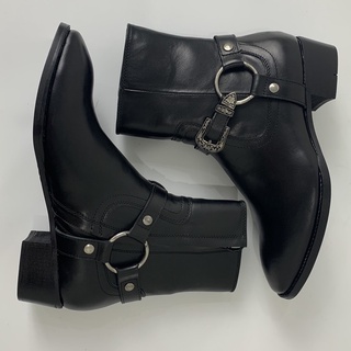 (Da Bò) Harness boots đế phíp gỗ cao 5cm