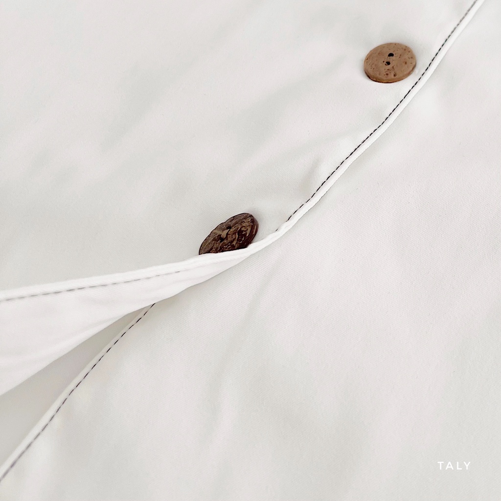 Áo Sơ Mi Tay Ngắn ONGY chỉ viền TALY A110