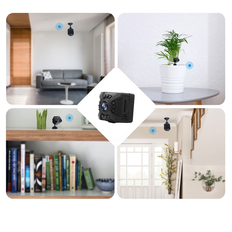 Camera Mini P2P 1080P X5 HD Hỗ Trợ Tầm Nhìn Ban Đêm Có Nam Châm 5PIN