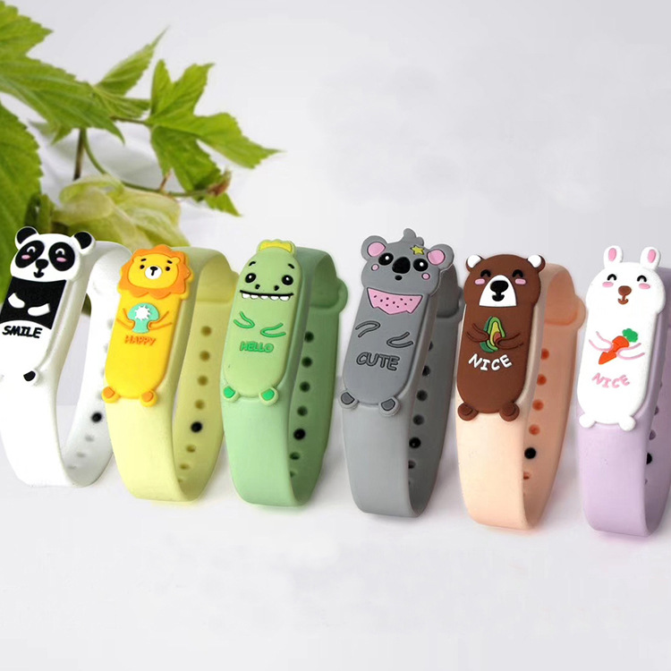 Vòng đeo tay silicone tinh dầu thảo mộc chống muỗi không độc hại tiện lợi