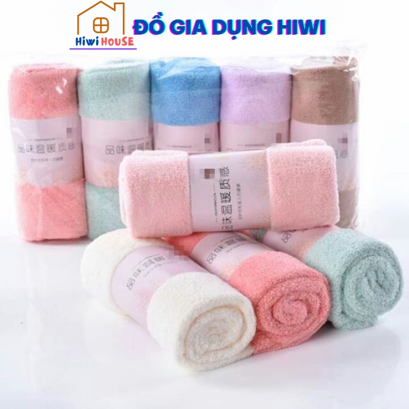 Khăn mặt Hàn, mềm mịn, thấm hút tốt 30x50cm