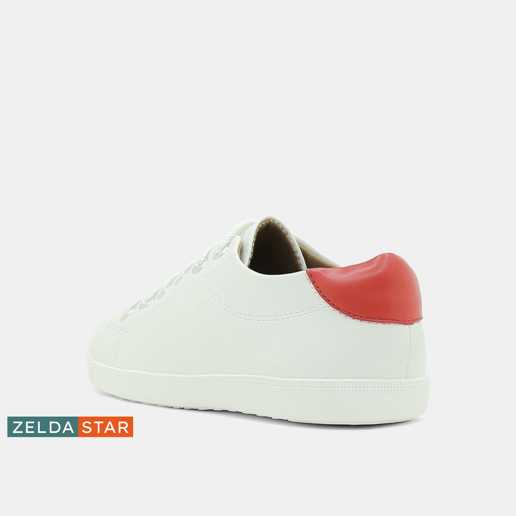 Giày Sneaker Nữ Trắng Zelda Star Phối Màu Viền Gót Phong Cách - BA0331220
