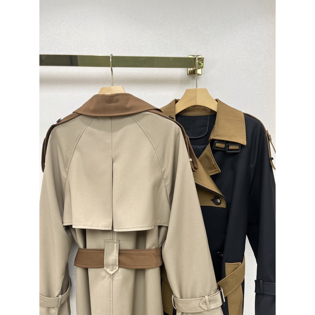 Áo khoác blazer nữ dáng dài thời trang cao cấp Burberry BBR phong cách sang trọng