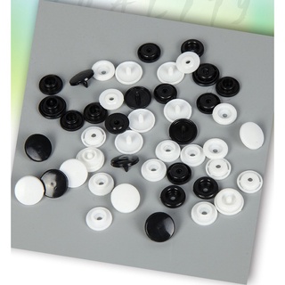 Combo 10 bộ cúc bấm nhựa, nút áo 10mm, 12mm, 14mm giá sỉ