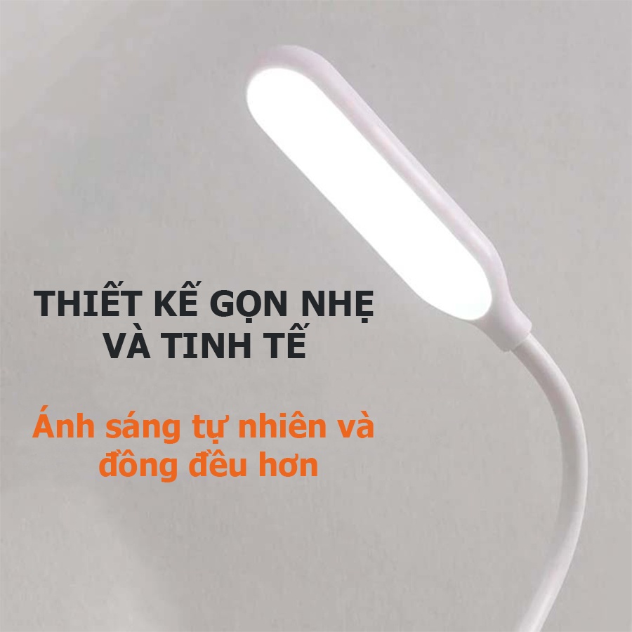 Đèn LED USB, Đèn Led USB siêu sáng,có thể uốn cong linh hoạt hỗ trợ đọc sách, trang điểm