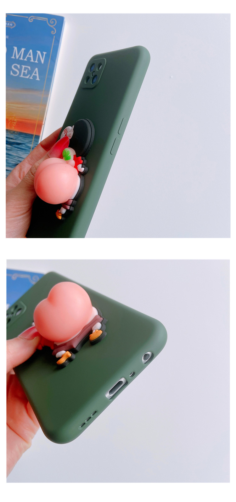 Dễ Thương Ốp Điện Thoại Hình Cậu Bé Bút Chì Shin Chan / Đào Cho Xiaomi 10t Pro Mi A1 A2 A3 8 Lite 9 Se 10 Note 10 Lite Poco F2 Pro X3 Nfc M3