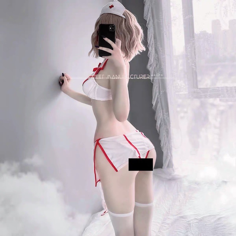 Cosplay nàng y tá gợi cảm quyến rũ• Nội Y Cao Cấp •Áo độn ngực có mút • Cosplay Sexy MY9654 | BigBuy360 - bigbuy360.vn