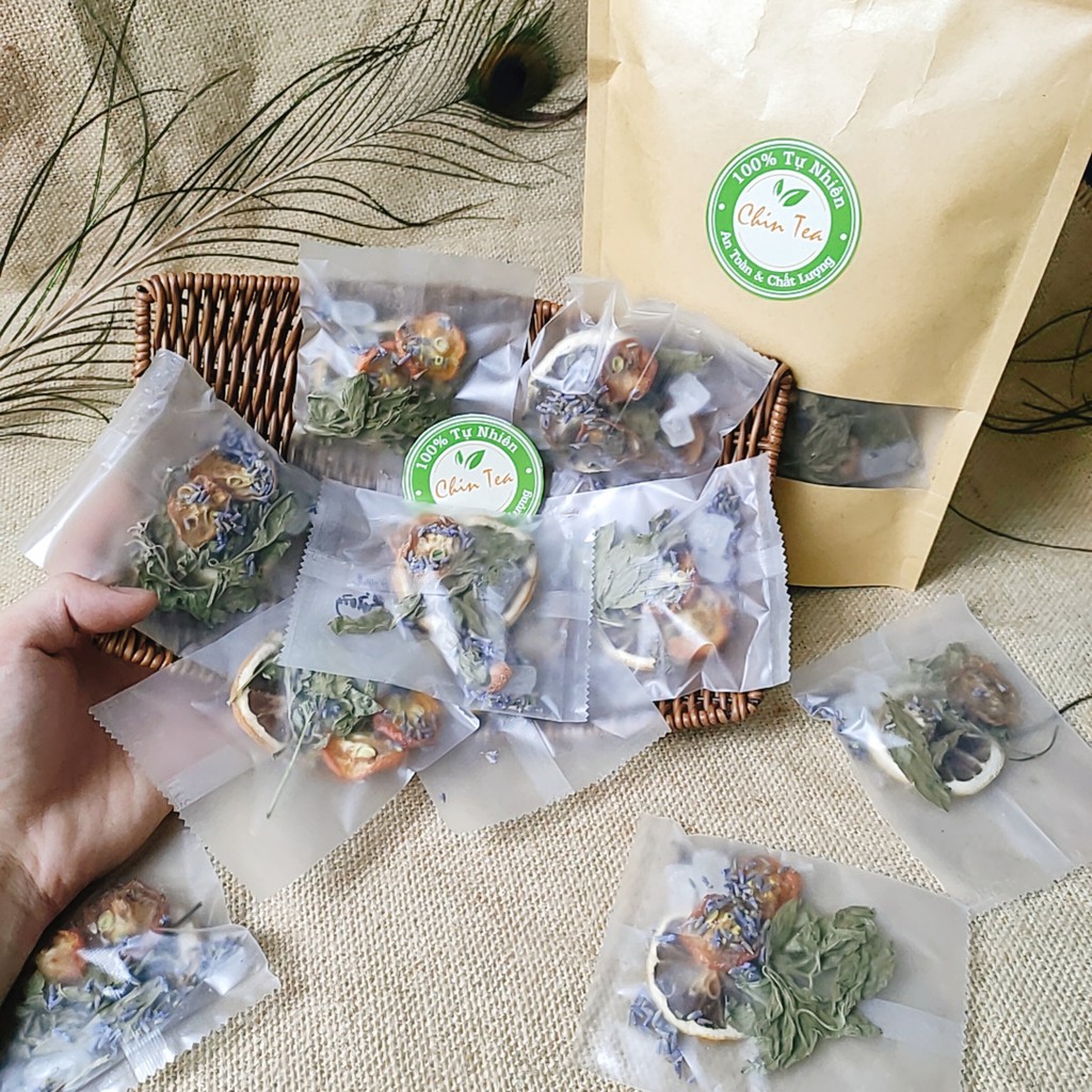 TRÀ DETOX - MẪU D03 CHANH OẢI HƯƠNG BẠC HÀ