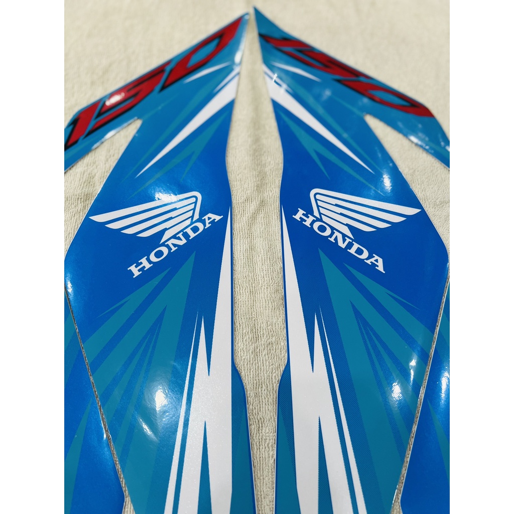 Bộ tem decal dán xe máy Honda Winner 150 màu xanh dương zin thái siêu đẹp