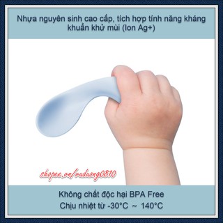 Bộ 02 muỗng tập ăn trẻ em inochi - bpa free