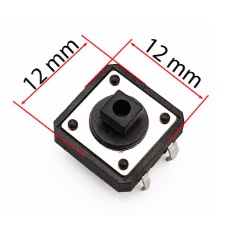 Nút nhấn 12 x 12 x 7mm có nắp