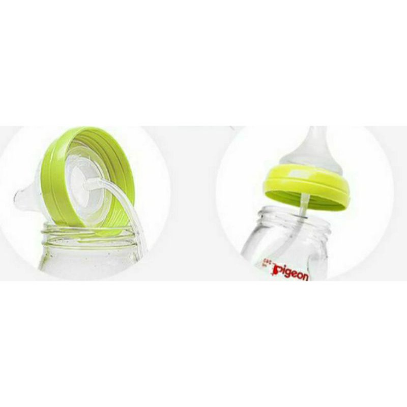 Van chống sặc bình sữa cổ rộng Pigeon