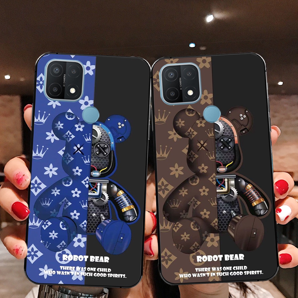 ỐP LƯNG OPPO A15-OPPO A15S-OPPO A16 - OPPO A16K IN HÌNH BEARBRICK ĐA DẠNG MẪU MÃ-GIÁ CỰC RẺ
