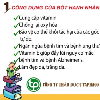 [Hàng công ty] - Bột hạnh nhân nguyên chất TaPhaCo