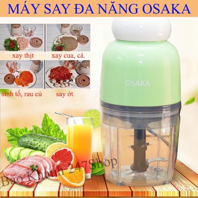 Máy Xay Sinh Tố, Xay Đá, Xay Thịt Đa Năng Cao Cấp Osaka