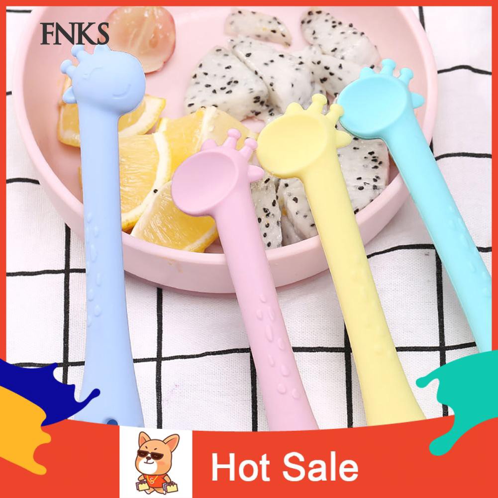 Muỗng ăn bằng silicon cho bé