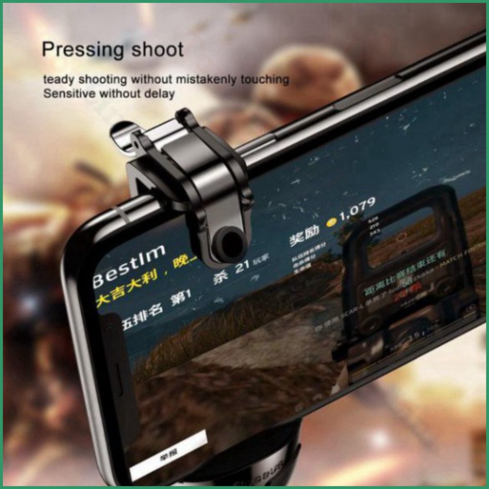 [TopLink] Tay Cầm Game Thương Hiệu Baseus L1R1 Có Nút Chơi Game PUBG Cho Smartphone Iphone , Samsung, Xiaomi..