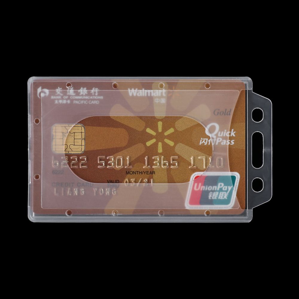 Set 1/3 Túi Nhựa Cứng Đựng Thẻ ID Đa Năng Dành Cho Học Sinh Nhân Viên Văn Phòng