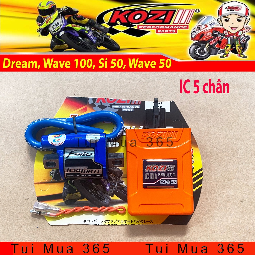 IC Mở Tua và Mobin Sườn Faito 5400 cho Dream, Wave100, Sirius 50cc, Galaxy50cc