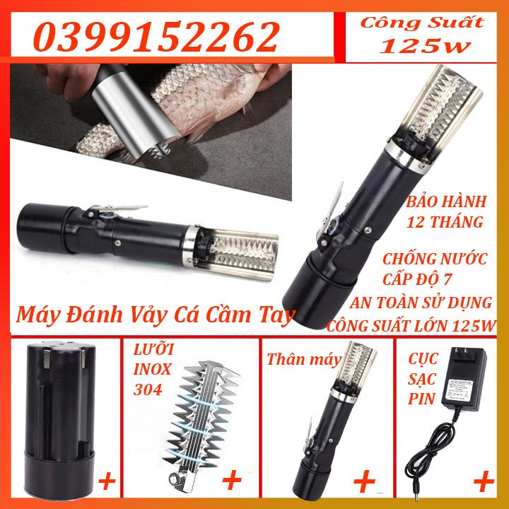 Pin máy đánh vảy cá chạy bằng pin 16.8V , cục pin máy đánh vảy cá , máy đánh vảy cá cầm tay , doci