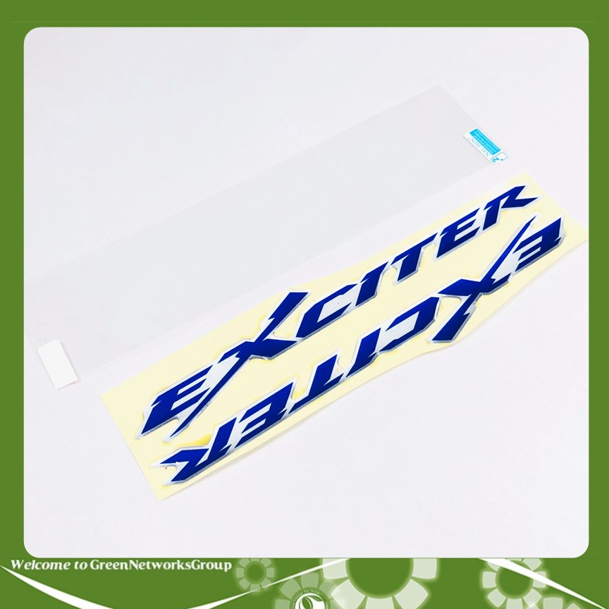 Bộ tem chữ nổi xe Exciter Greennetworks