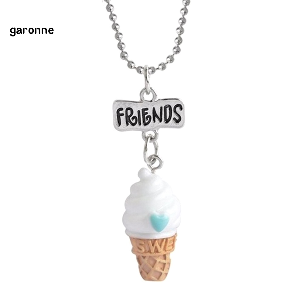 Set 3 Vòng cổ Tình Bạn Mặt Que Kem Bff
