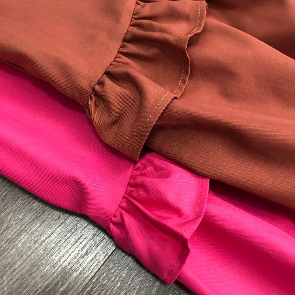 Đầm EXPRESS babydoll tầng viền bèo KAMI