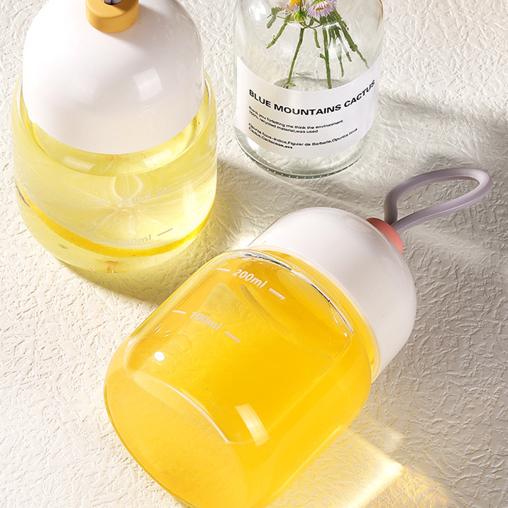 Bình Nước Thủy Tinh Trong Suốt Cách Nhiệt Thể Thao 350ML