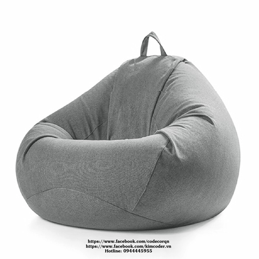 Ghế bố lười hạt xốp 100x120cm(đã kèm xốp) | BigBuy360 - bigbuy360.vn