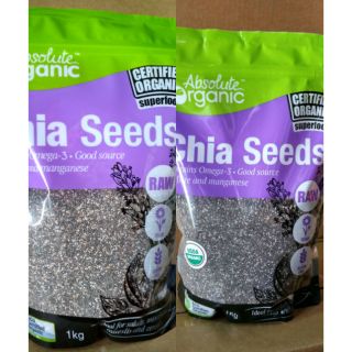 Hạt chia Úc tím mẫu mới 1kg (hàng nội địa Úc/ đóng gói VN)