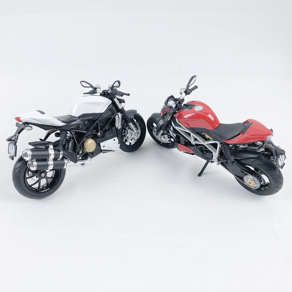 Xe mô hình tĩnh tỉ lệ 1:12 moto Ducati Streetfighter hãng H1toys