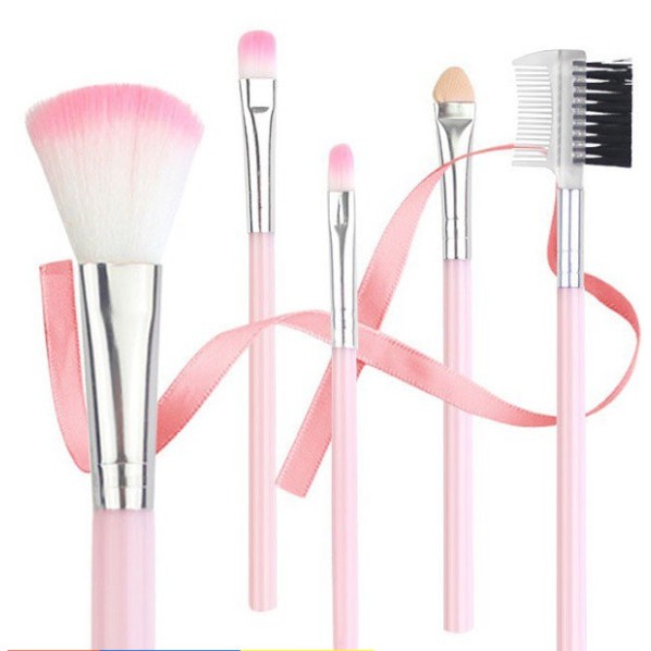 Bộ Cọ Mini Hồng 5 Chi Tiết