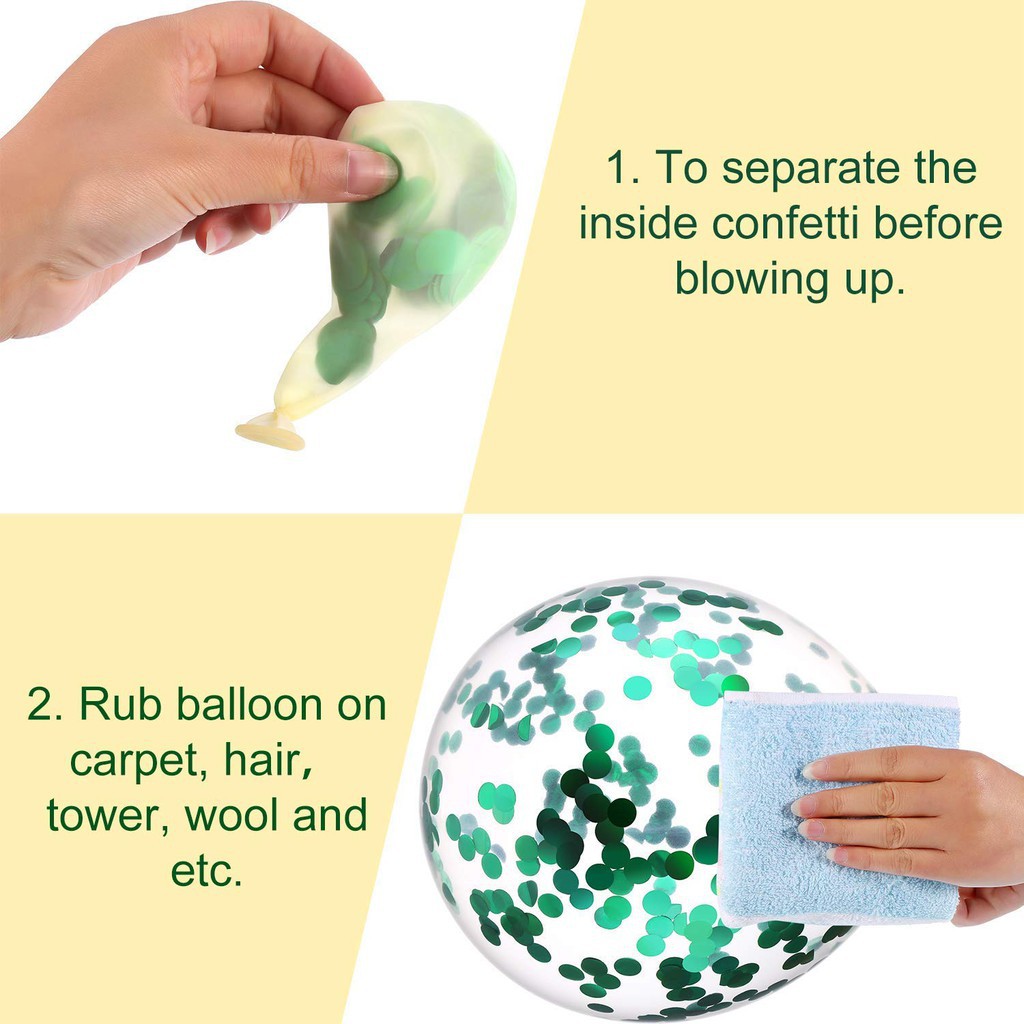CONFETTI 30 Bong Bóng Lá Chuối Trang Trí Tiệc