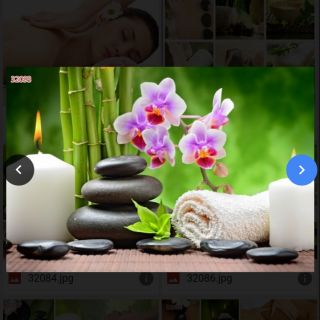 Tranh 3D keo sẵn dán quán Spa