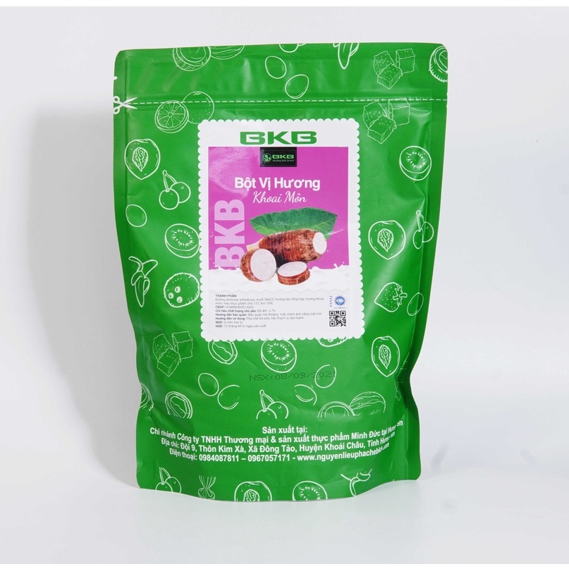 Bột vị khoai môn pha trà sữa BKB túi 1kg - Nguyên liệu pha chế trà sữa thượng hạng