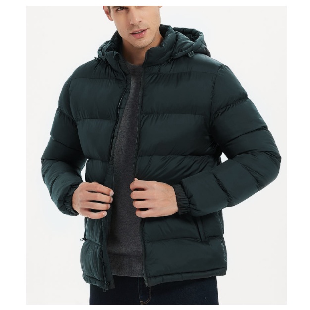 Áo phao nam siêu nhẹ chống thấm nước - Áo khoác nam phao siêu ấm chống nước cao cấp Quảng Châu siêu đẹp hàng hiệu có mũ