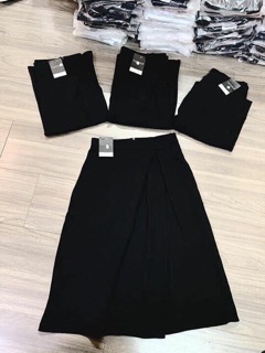 Chân váy maxi tà chéo cho nữ