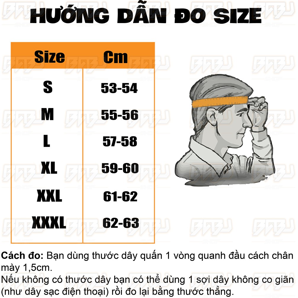 Nón Fullface Yohe 978 Plus Đen Cam Nhám