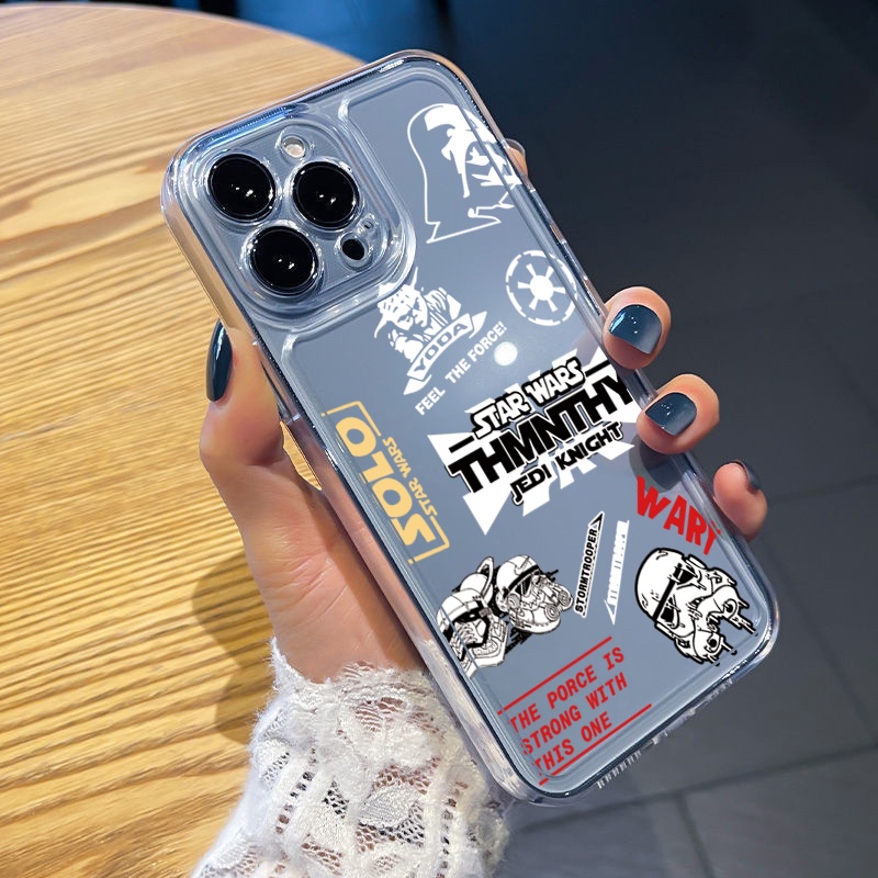 Ốp Điện Thoại TPU Trong Suốt Họa Tiết Star Wars Cho Xiaomi Redmi Note 11 12 Pro 5G 11S 10 Pro 4G 10S Redmi 12C 11A 10C 9C