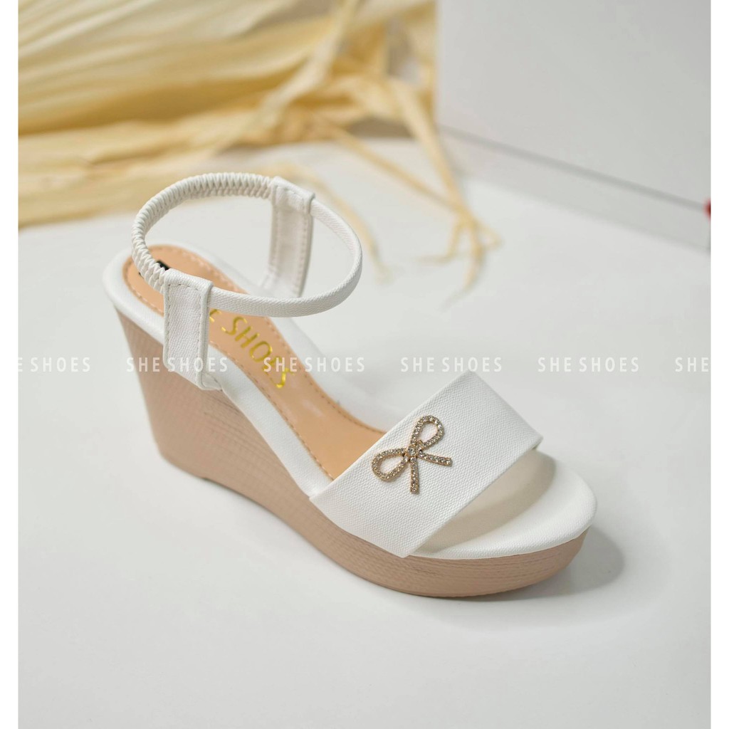 sandal đế xuồng ♥️Freeship♥️ sandal nữ 9p siêu xinh, độc quyền bởi SHE SHOES