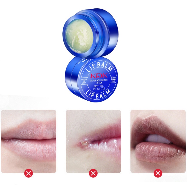 Son dưỡng môi dưỡng ẩm không màu KDK Lips Balm 7g