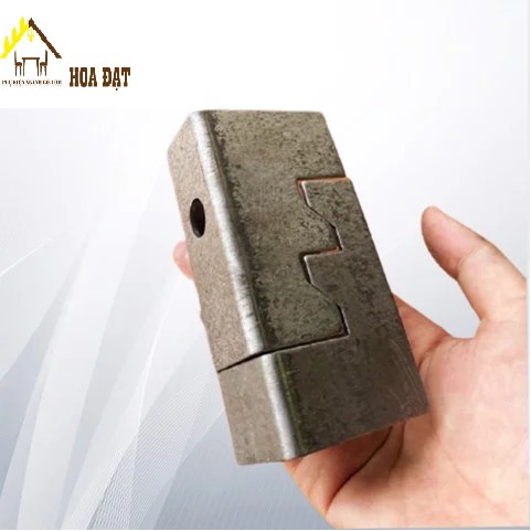 Ngàm pát sắt răng cưa âm dương lắp ráp bàn ghế sắt xếp gọn 20x40mm và 25x50mm dày 2mm
