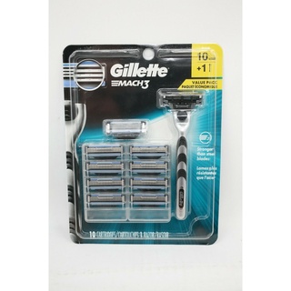 Dao cạo râu 3 lưỡi Gillette Mach3 kèm 10 đầu thay thế