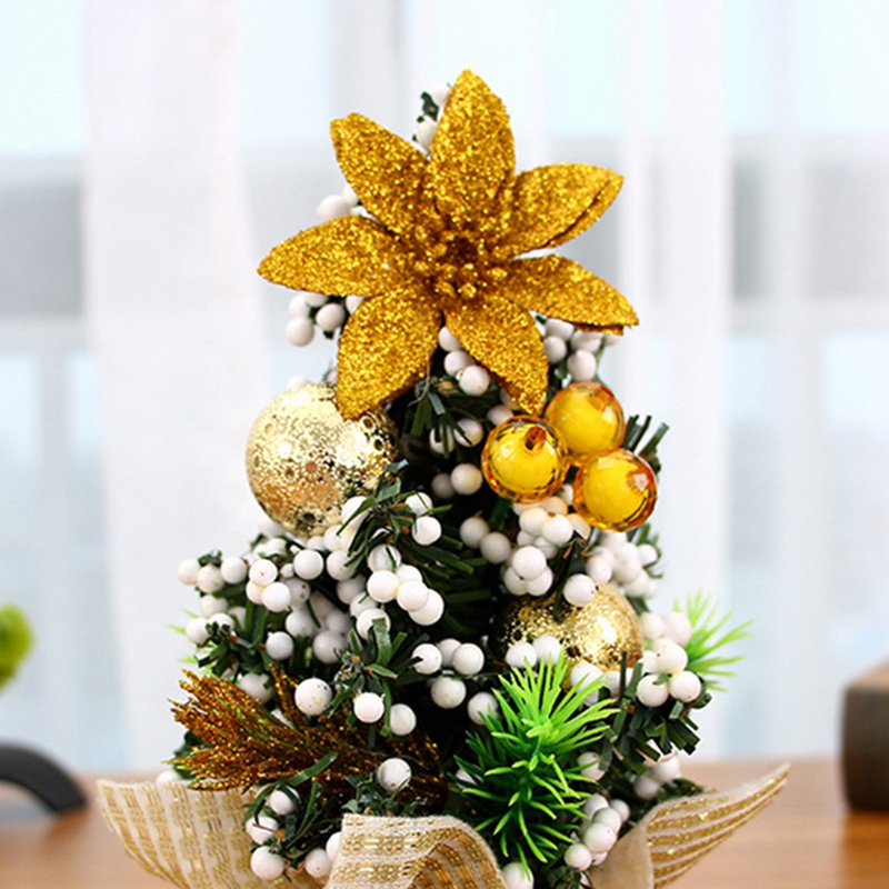 Cây Thông Giáng Sinh Mini 20cm Để Bàn Trang Trí Đa Ứng Dụng